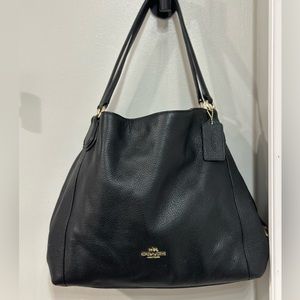 Coach Purse. Black Leather
